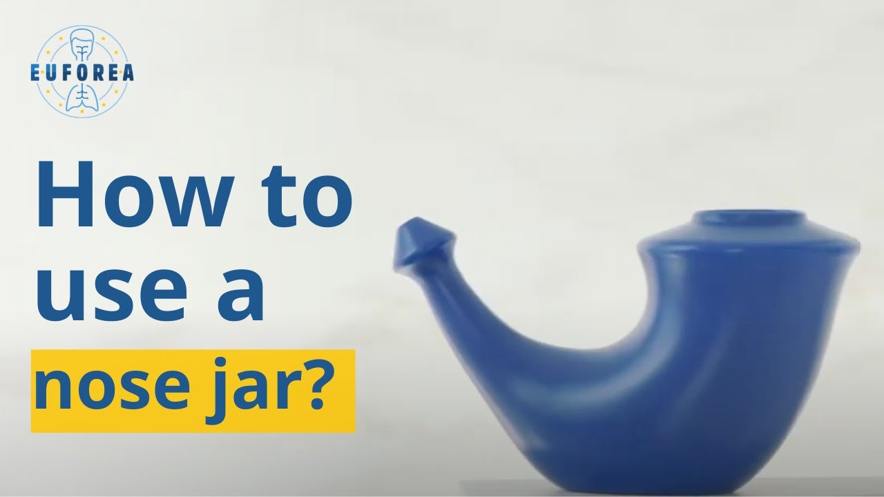 How to correctly perform a nasal rinse with a nose jar